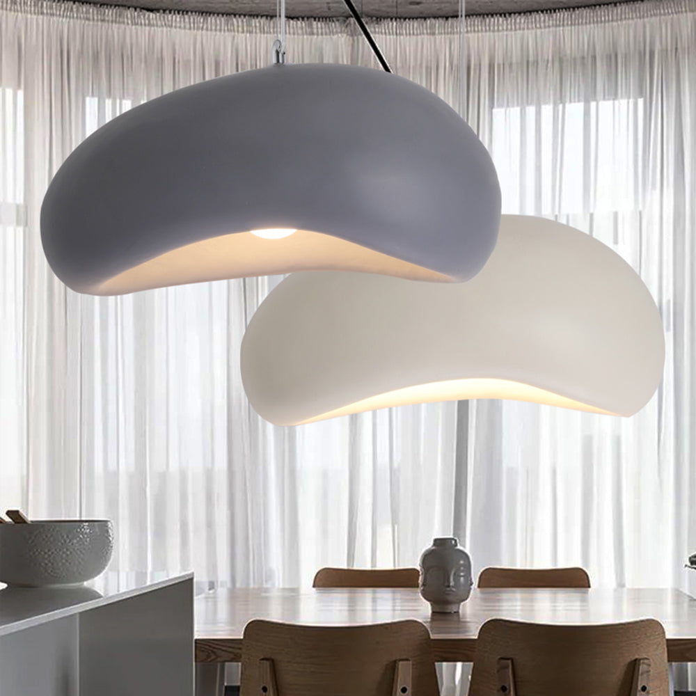 Broodvormige hars hanglamp voor gezellige sfeer