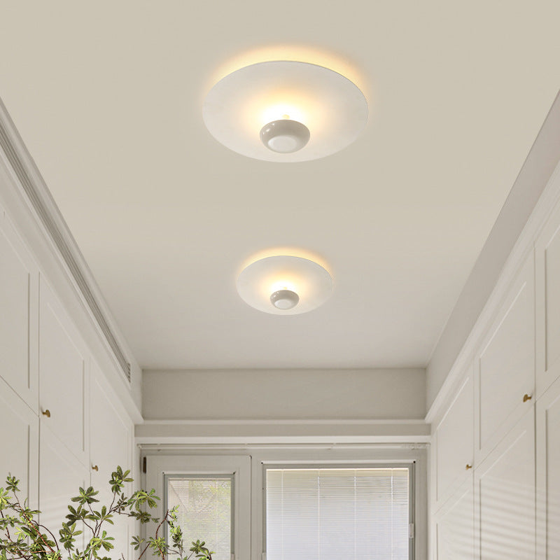 Plafonnier encastré blanc pour salon et chambre, dimmable