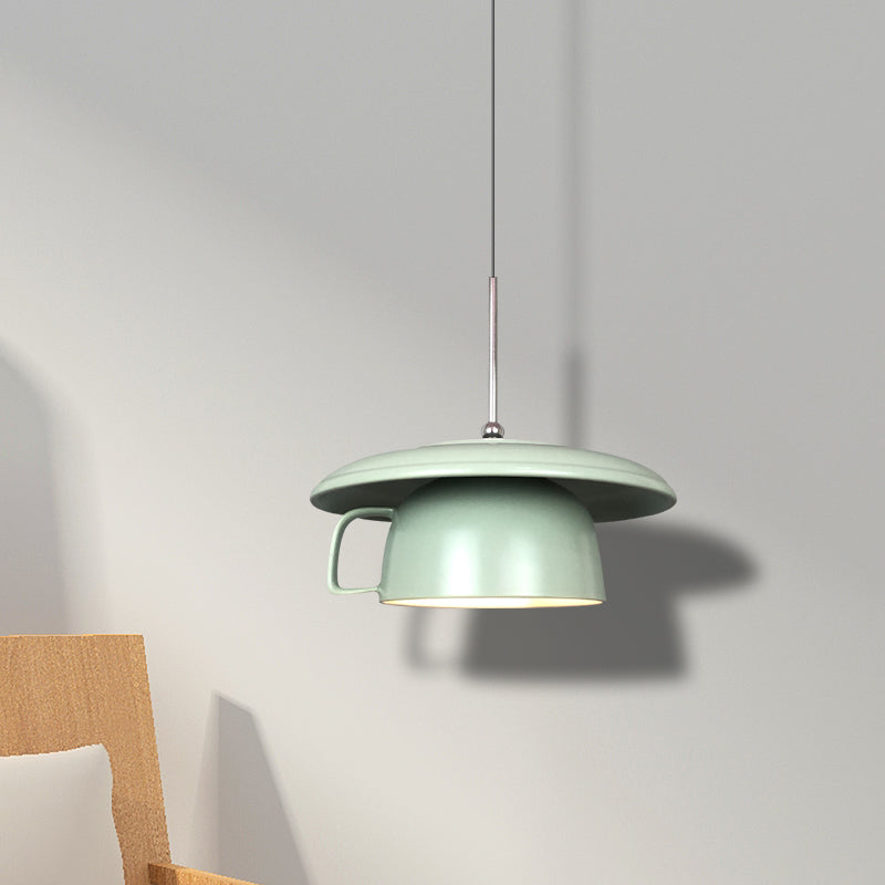 Suspension rustique en céramique LED pour un salon chaleureux