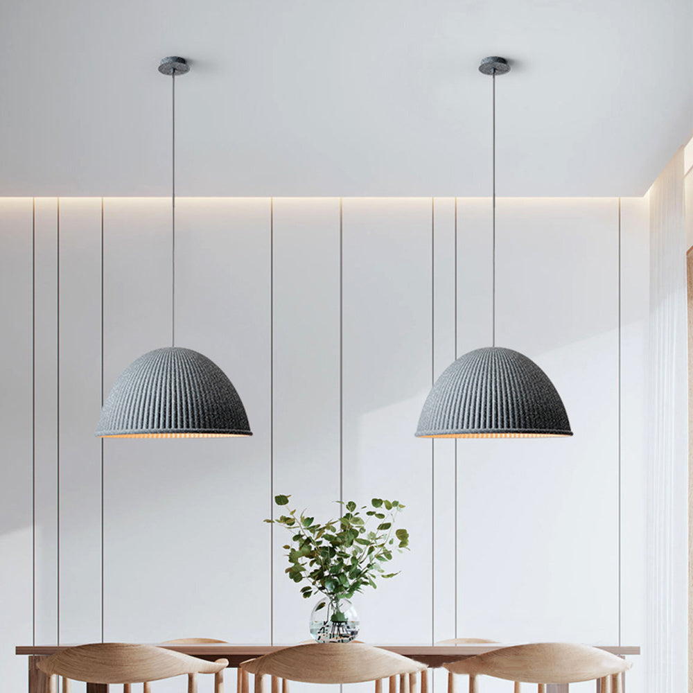 Moderne Hars Hanglamp Met Duurzame Metalen Basis