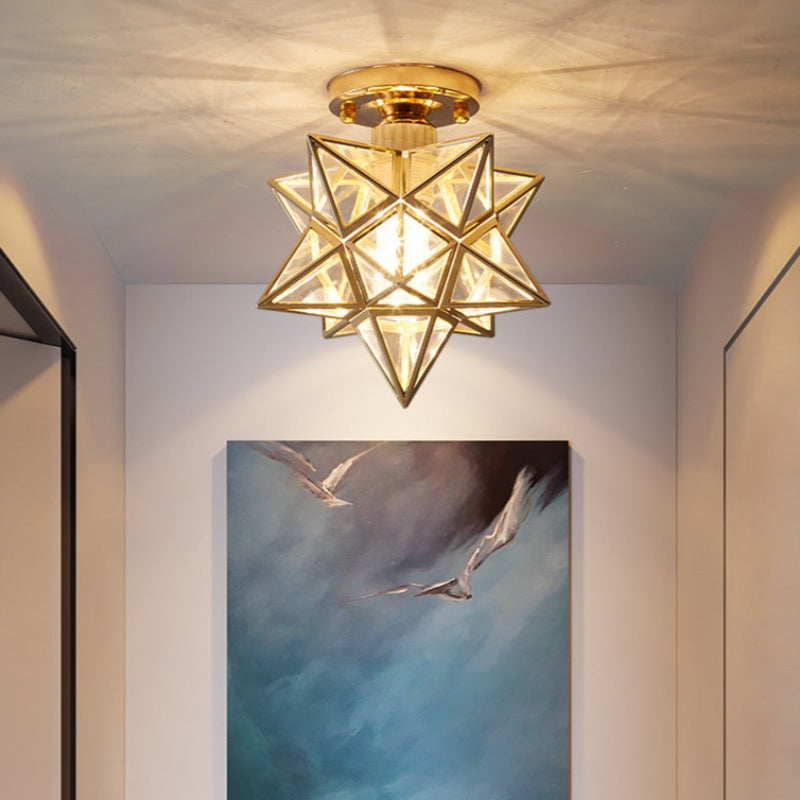 LumaNova Klassische Deckenleuchte zum Aufsetzen für Schlafzimmer und Wohnzimmer