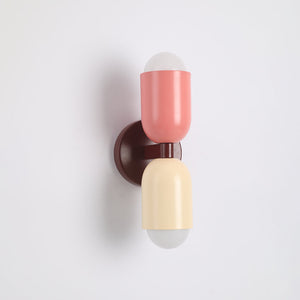 Kira Applique Murale Cylindre Scandinave Métal Coloré Salon - Neutralighting