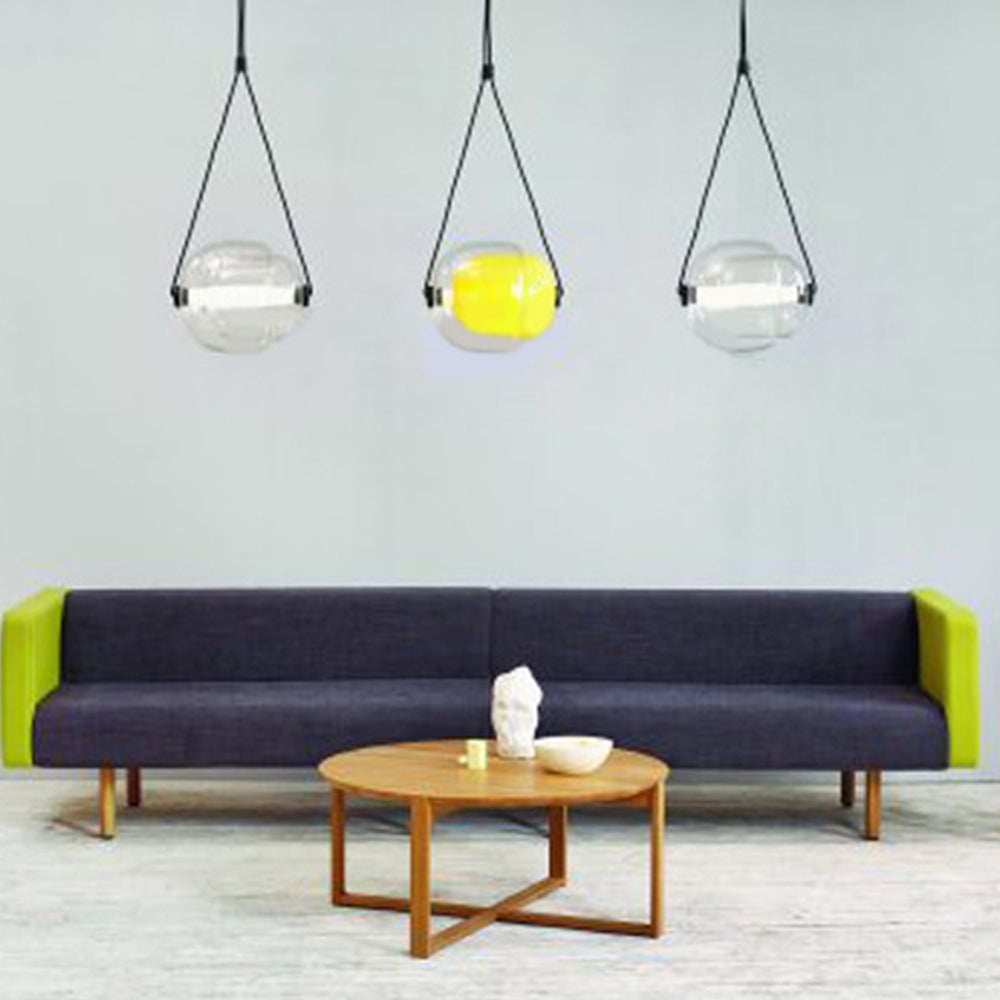 Lustre moderne à bulles de verre pour lueur d’ambiance