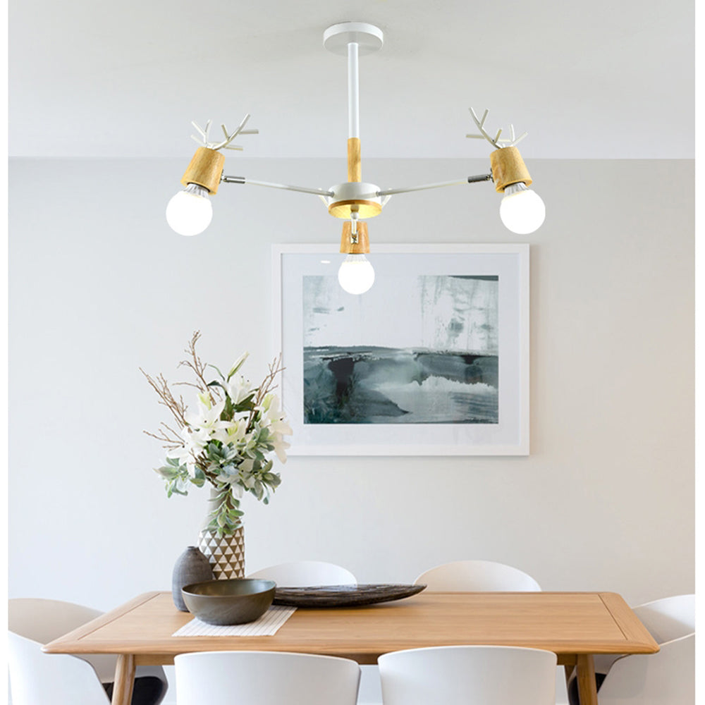 Herten hanglamp met zachte sfeergloed