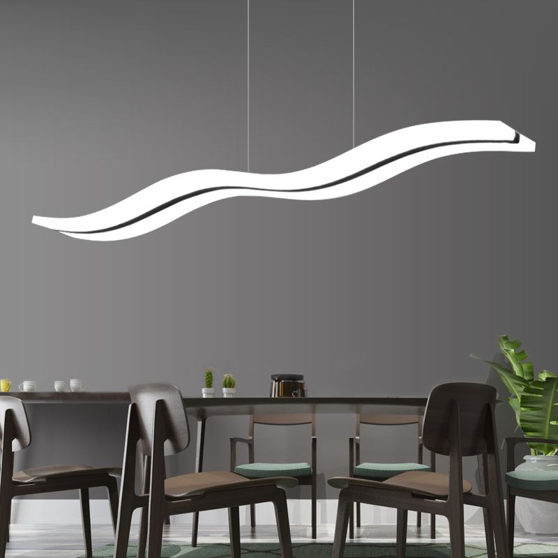 Suspension vague en acrylique premium pour illumination brillante
