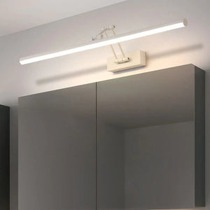 Volo Applique Murale Linéaire Réglable Simple Noir/Blanc. Chambre - Neutralighting