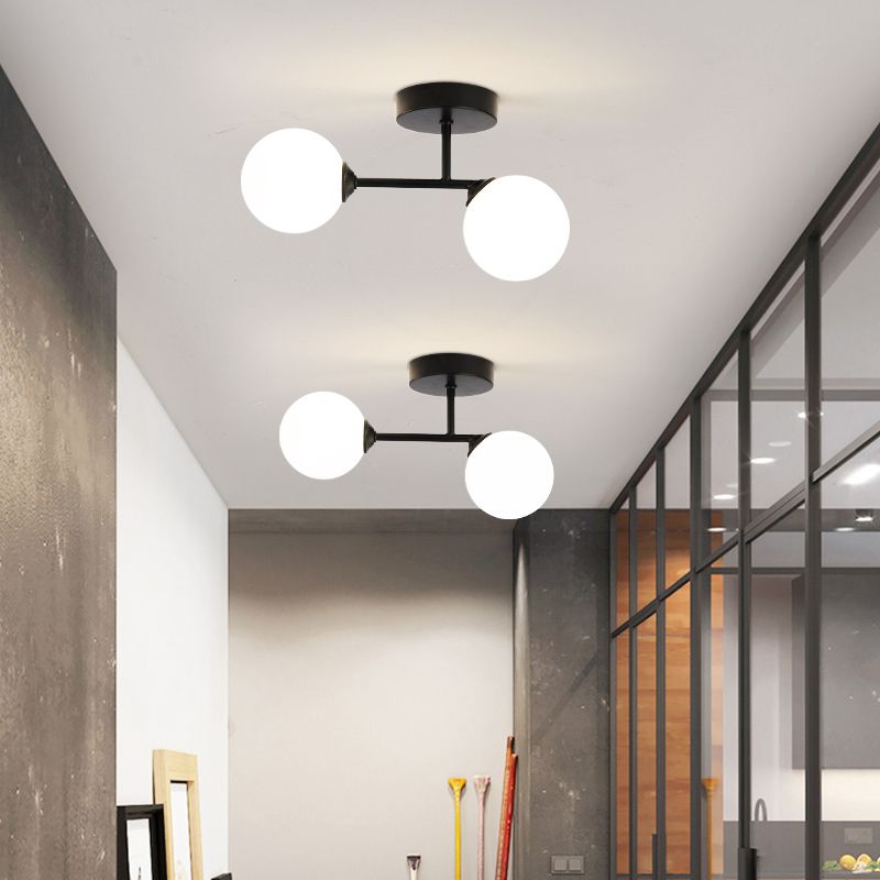 Plafonnier Semi-encastré Aurora Double Finition Intérieur