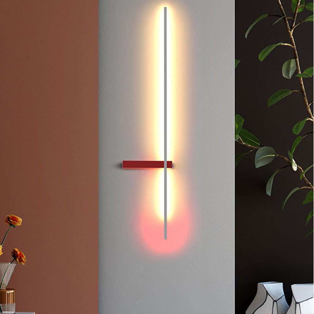 LineaGlow minimalistische lineare Wandleuchte Mehrfarbige LED