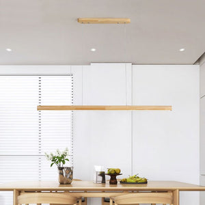 Xylo Suspension Linéaire Design en Bois - Neutralighting