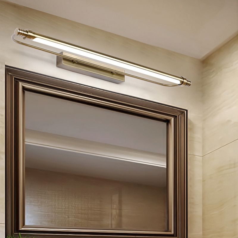 Applique murale linéaire Aurelia finition or, dimmable trois couleurs