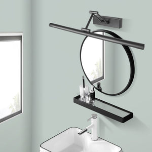 Volo Applique Murale Linéaire Réglable Simple Noir/Blanc. Chambre - Neutralighting