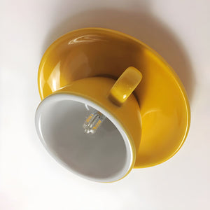 Teyo Moderne Tasses à Café Céramique Plafonnier Bleu/Rose/Jaune - Neutralighting