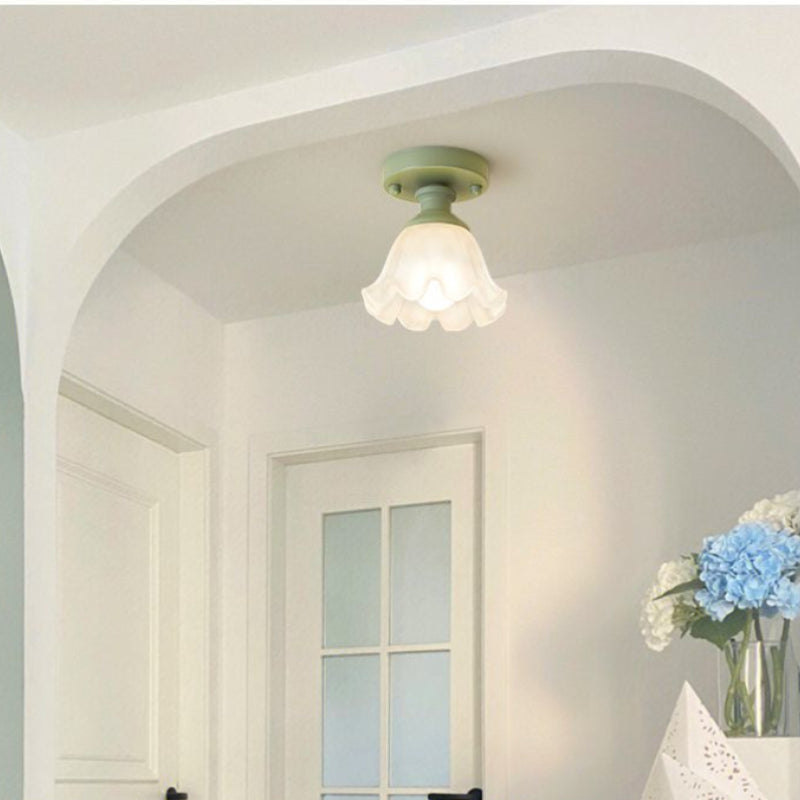 Elegante Resin LED-Deckenleuchte zur Aufbaumontage für Schlafzimmer