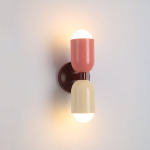 Kira Applique Murale Cylindre Scandinave Métal Coloré Salon - Neutralighting