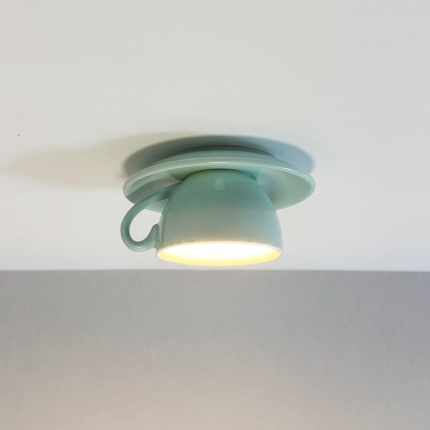 Luna Keramik-Deckenleuchte für Schlafzimmer und Wohnzimmer