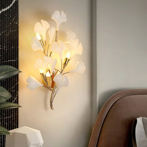 Xava Applique Murale Fleur Moderne. Céramique/Métal - Neutralighting