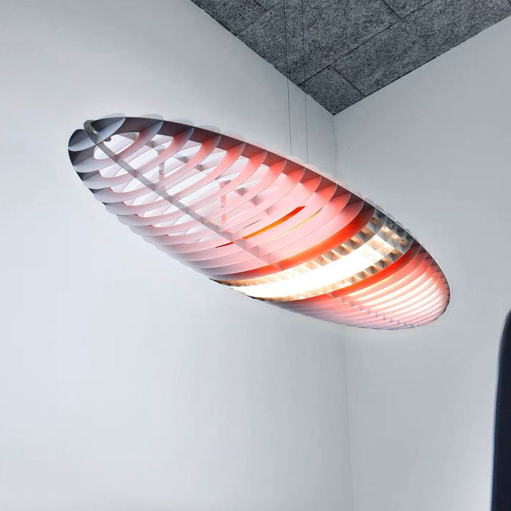 Moderne Pendelleuchte aus Edelstahl, elegantes Highlight