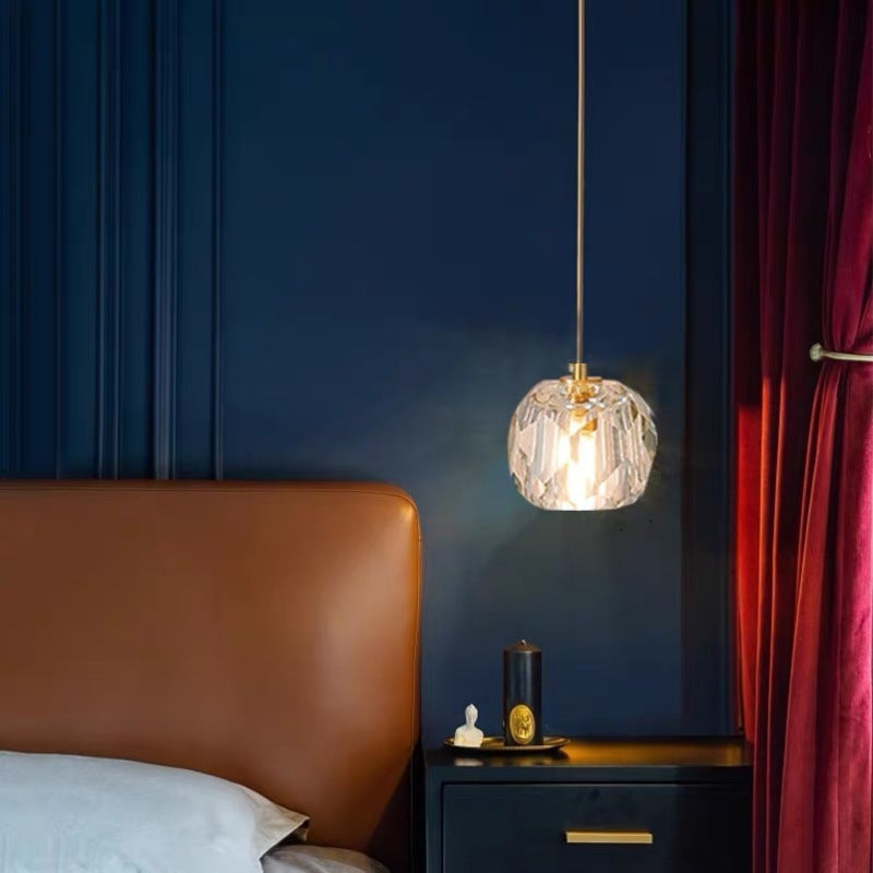 Gouden diamant hanglamp waterdicht en valbestendig