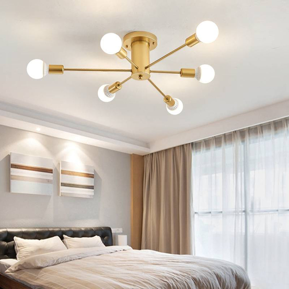 LED plafondlamp met meerdere koppen 6 8 10 koppen dimbaar