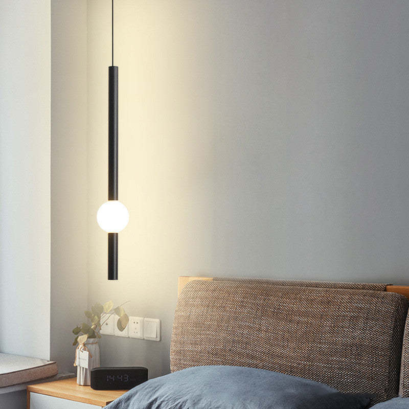 Arisha minimalistisches Glas-Kugel-Pendelleuchte für Schlafzimmer