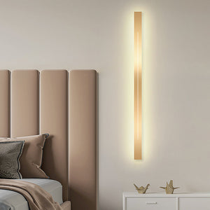 Azin Applique Murale Linéaire Simple Noir/Or Salon - Neutralighting