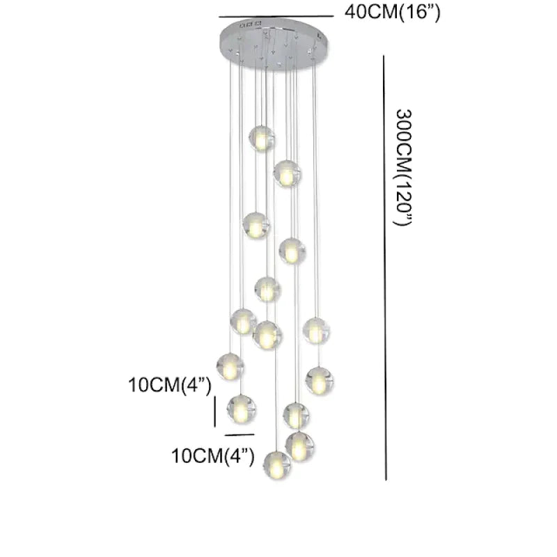 Globe hanglamp voor moderne foyer sfeer