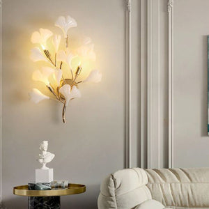 Xava Applique Murale Fleur Moderne. Céramique/Métal - Neutralighting