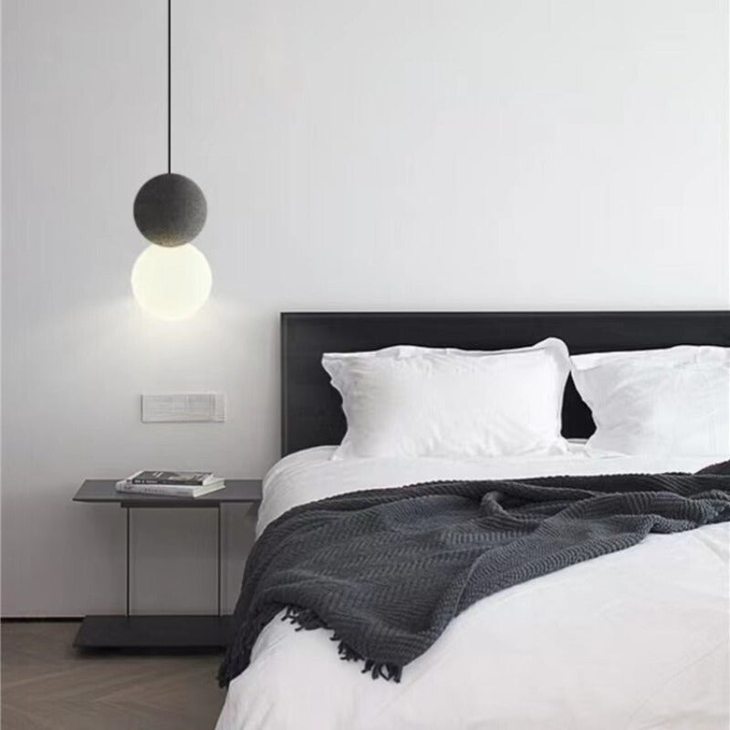Suspension Noire Moderne Pour Éclairage Ambiant Chaleureux