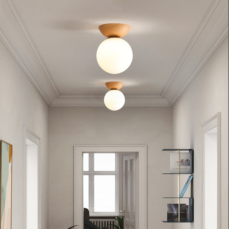 Suspension globe en verre LED pour ambiance chaleureuse
