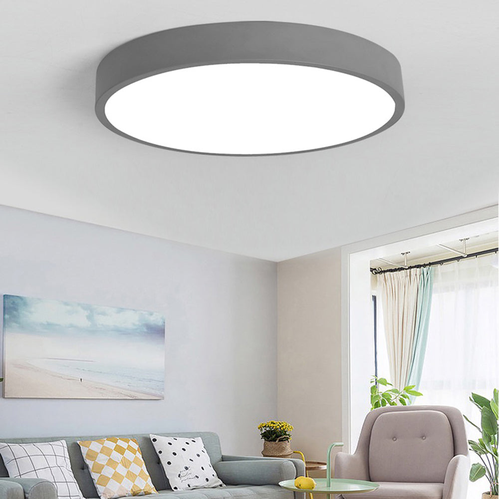 Plafonnier rond Aurora avec abat-jour multicolore pour chambre
