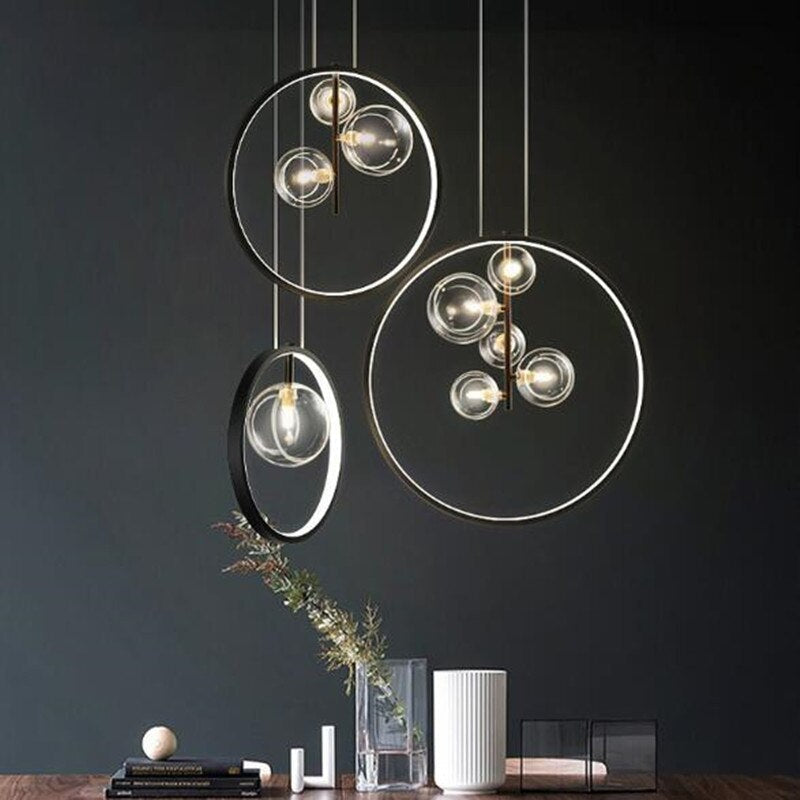 Glazen Bol LED Hanglamp Energiezuinig Voor Eetkamer