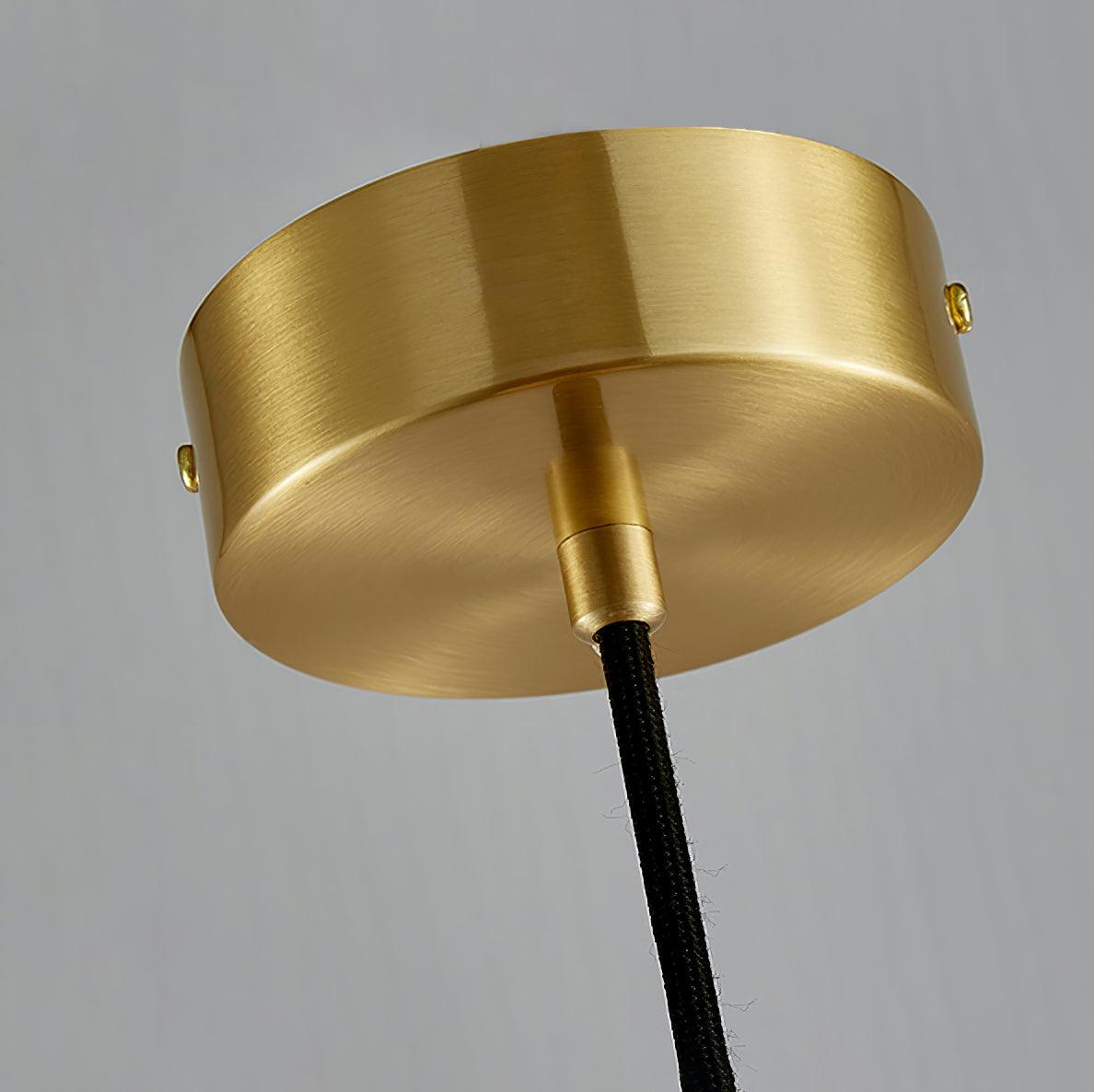 Lustre suspendu minimaliste en albâtre pour une lueur chaude