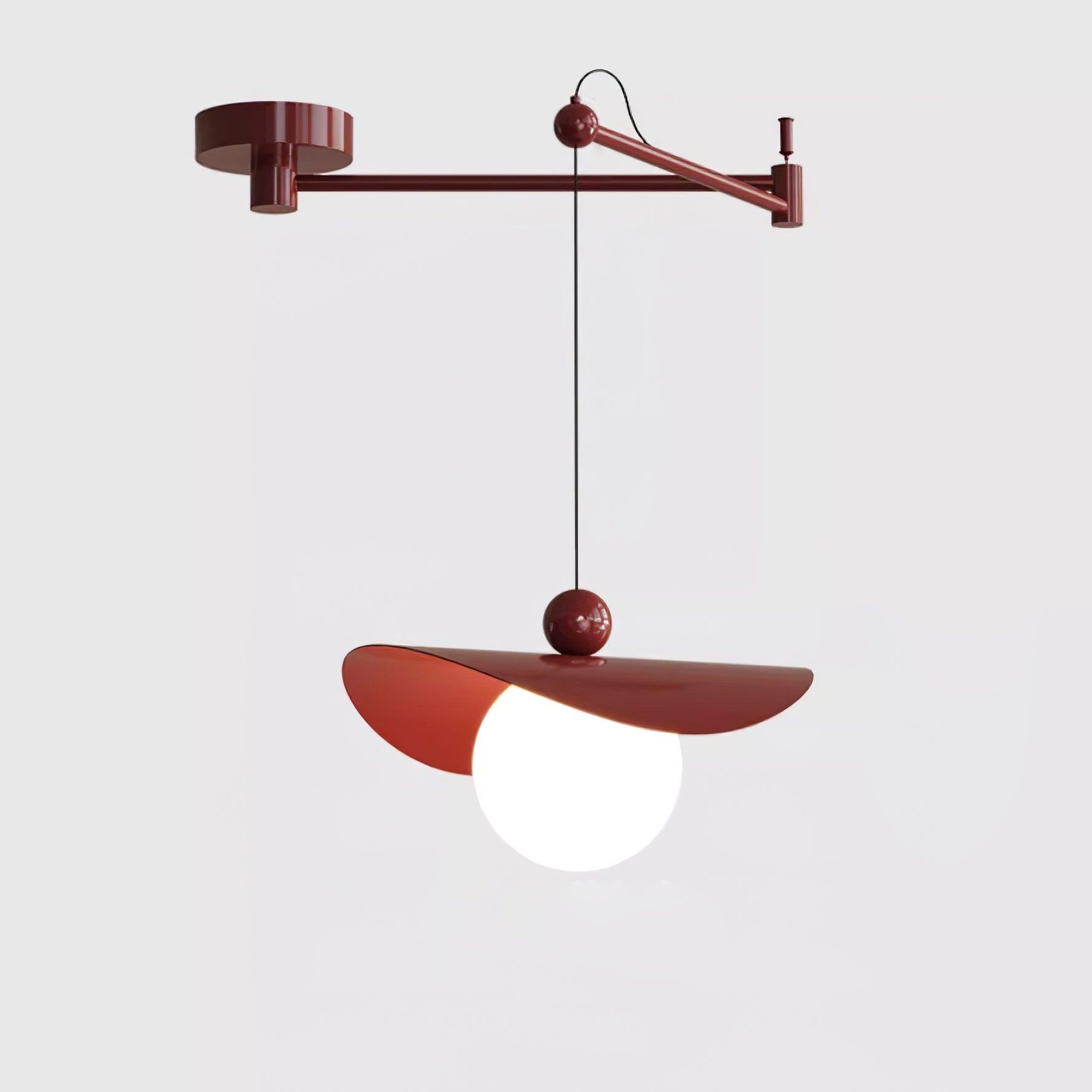 Bloemrijke glazen hanglamp met kleurrijke kap