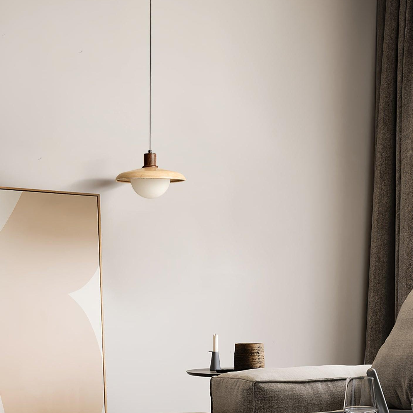 Dimmbare Kuppel-Pendelleuchte mit G9 LED