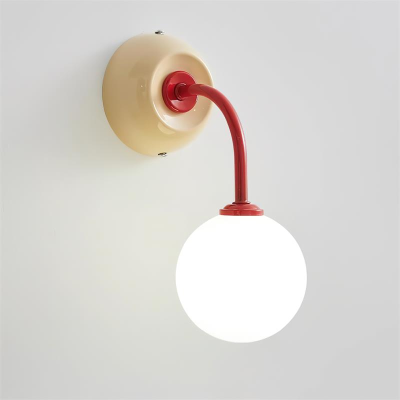Prismatische farbige Wandleuchte mit Glas- und Metallfinish, G9-kompatibel