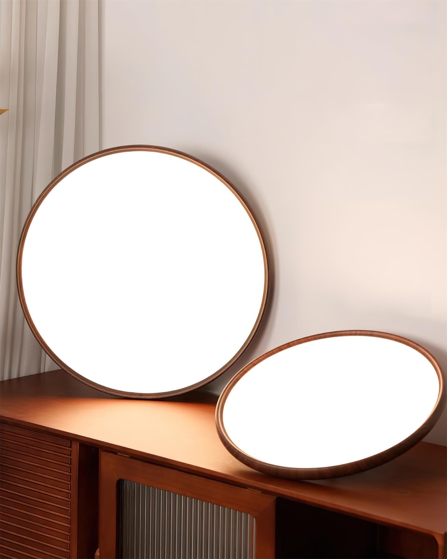 Plafonnier semi-encastré ovale premium avec LED intégrée