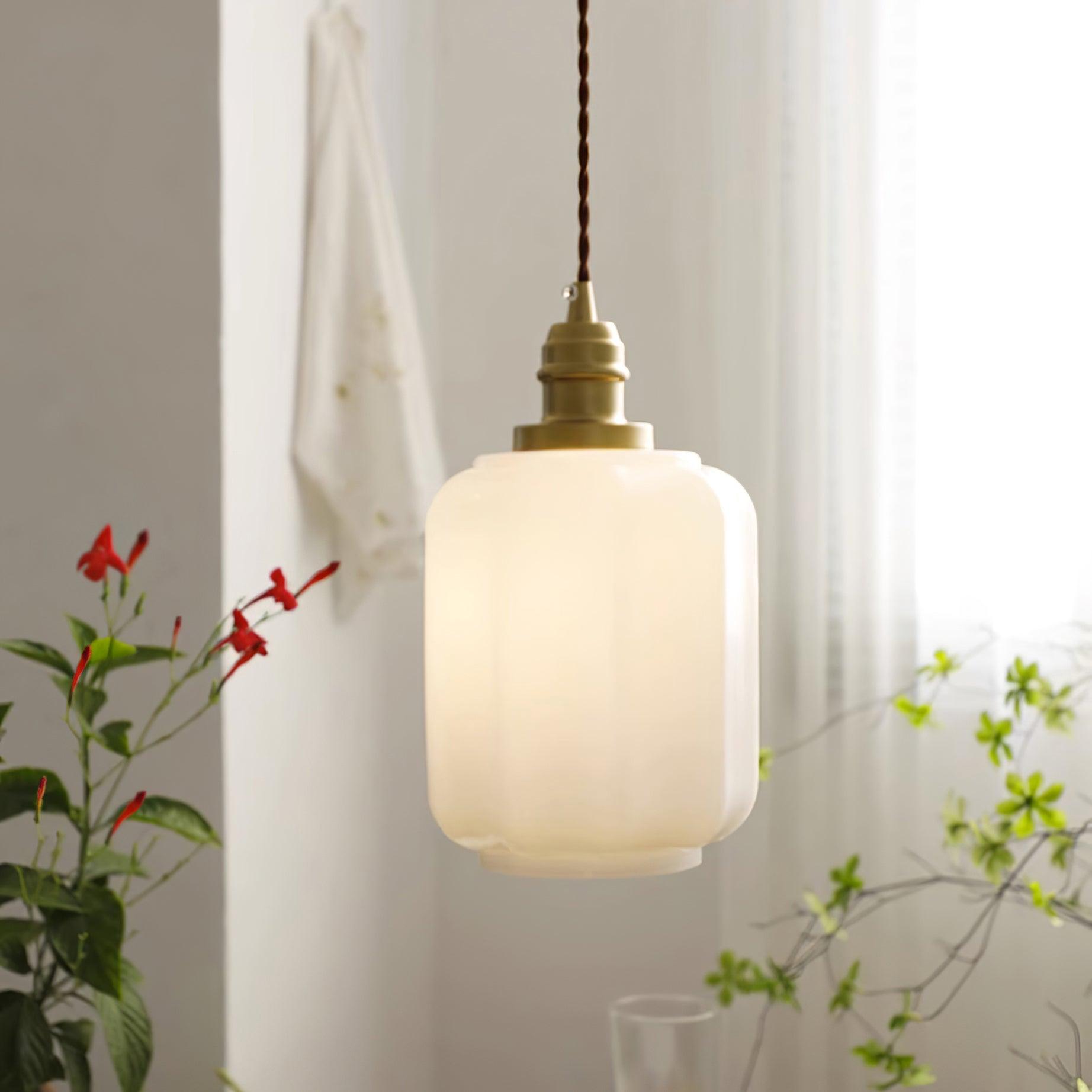 Suspension en verre sublimant les intérieurs modernes