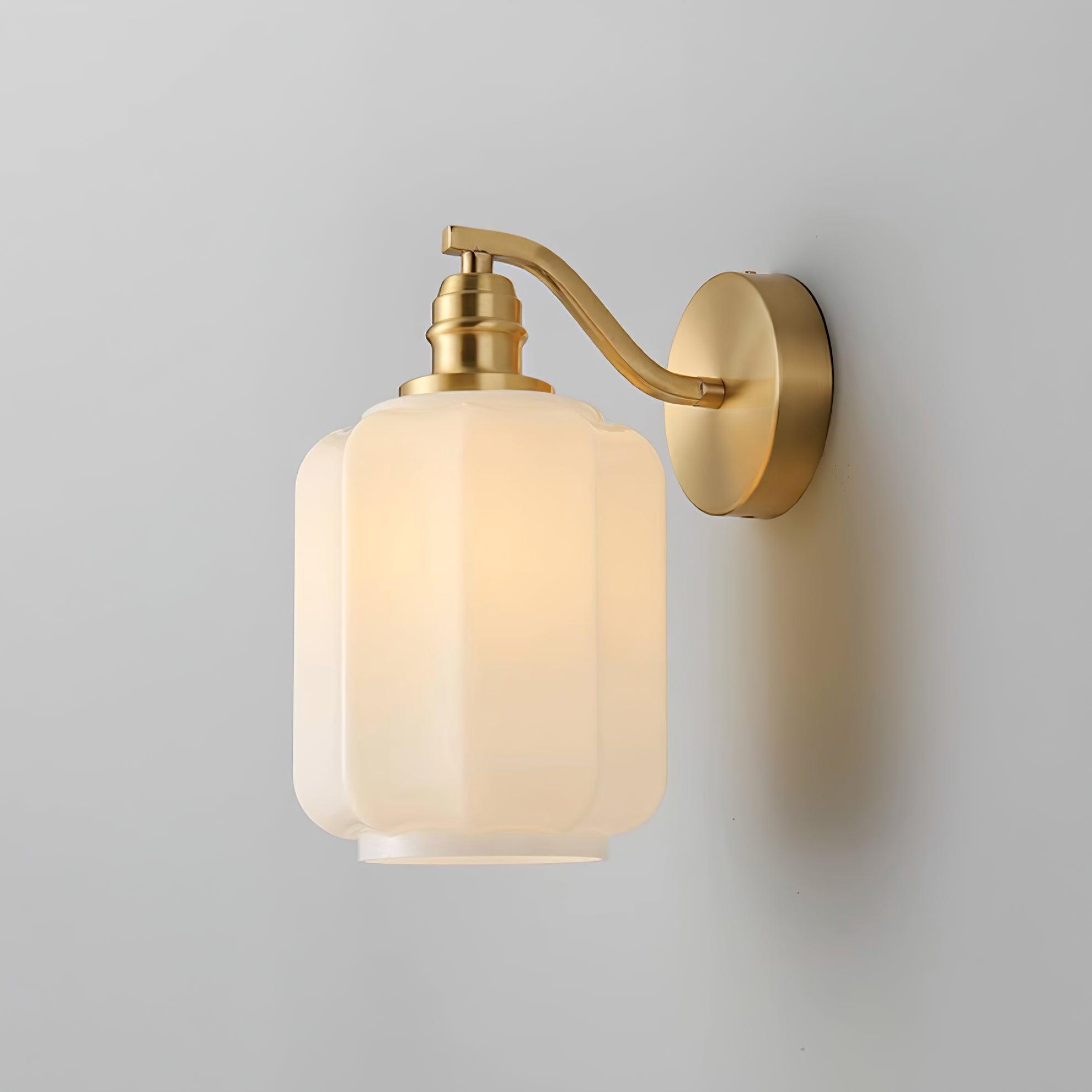 Glas-Wandlampe mit Umgebungslicht für Schlafzimmer und Wohnzimmer