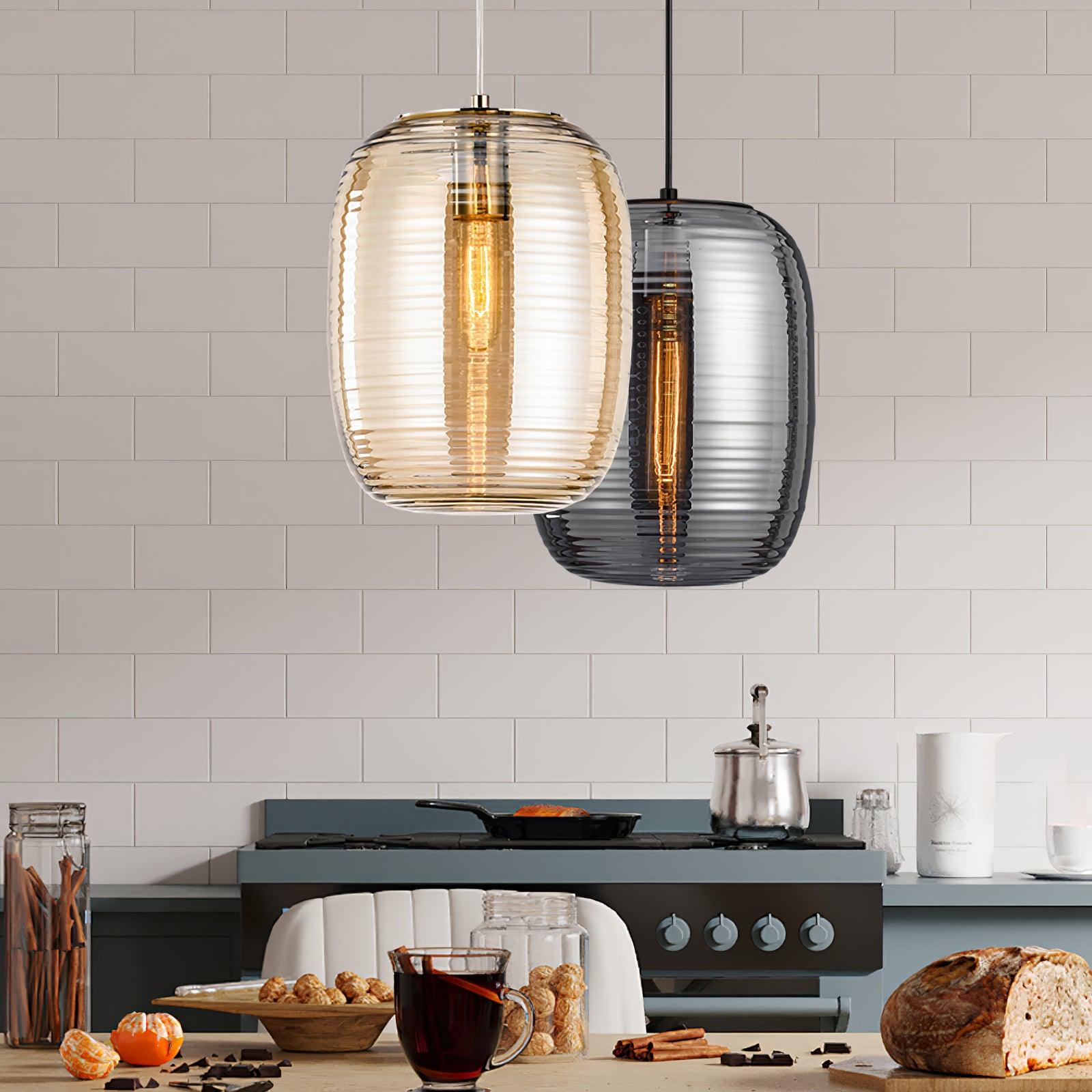 Lampe suspension en verre haut de gamme pour éclairage d’ambiance