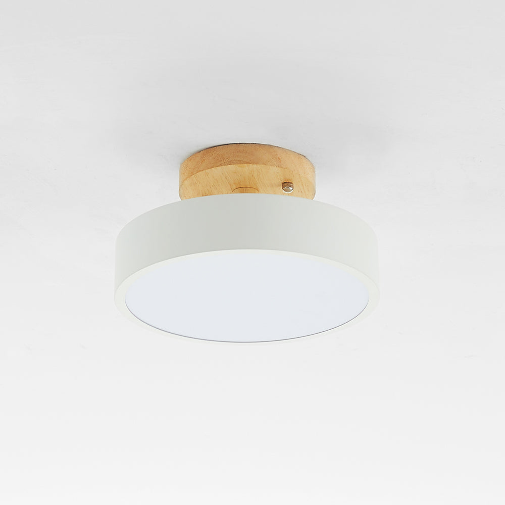 Runde LED-Deckenleuchte zum Aufsetzen mit 3 Farbtemperaturen