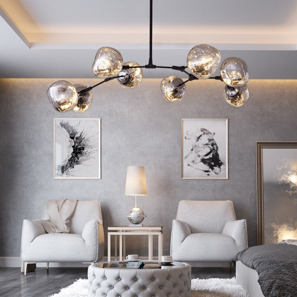 Suspension triple globe Lava pour une ambiance rehaussée