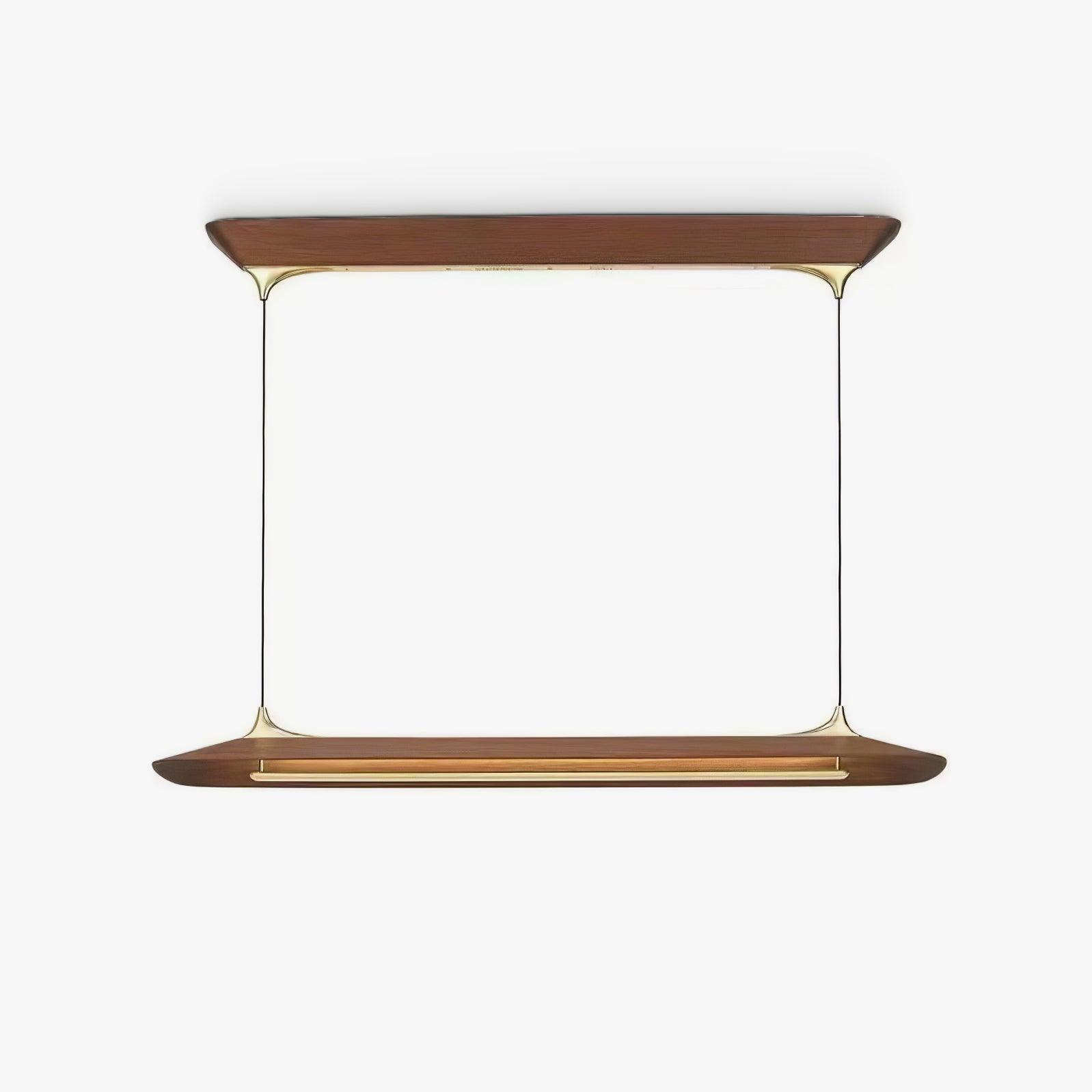 Suspension en laiton avec LED intégrée