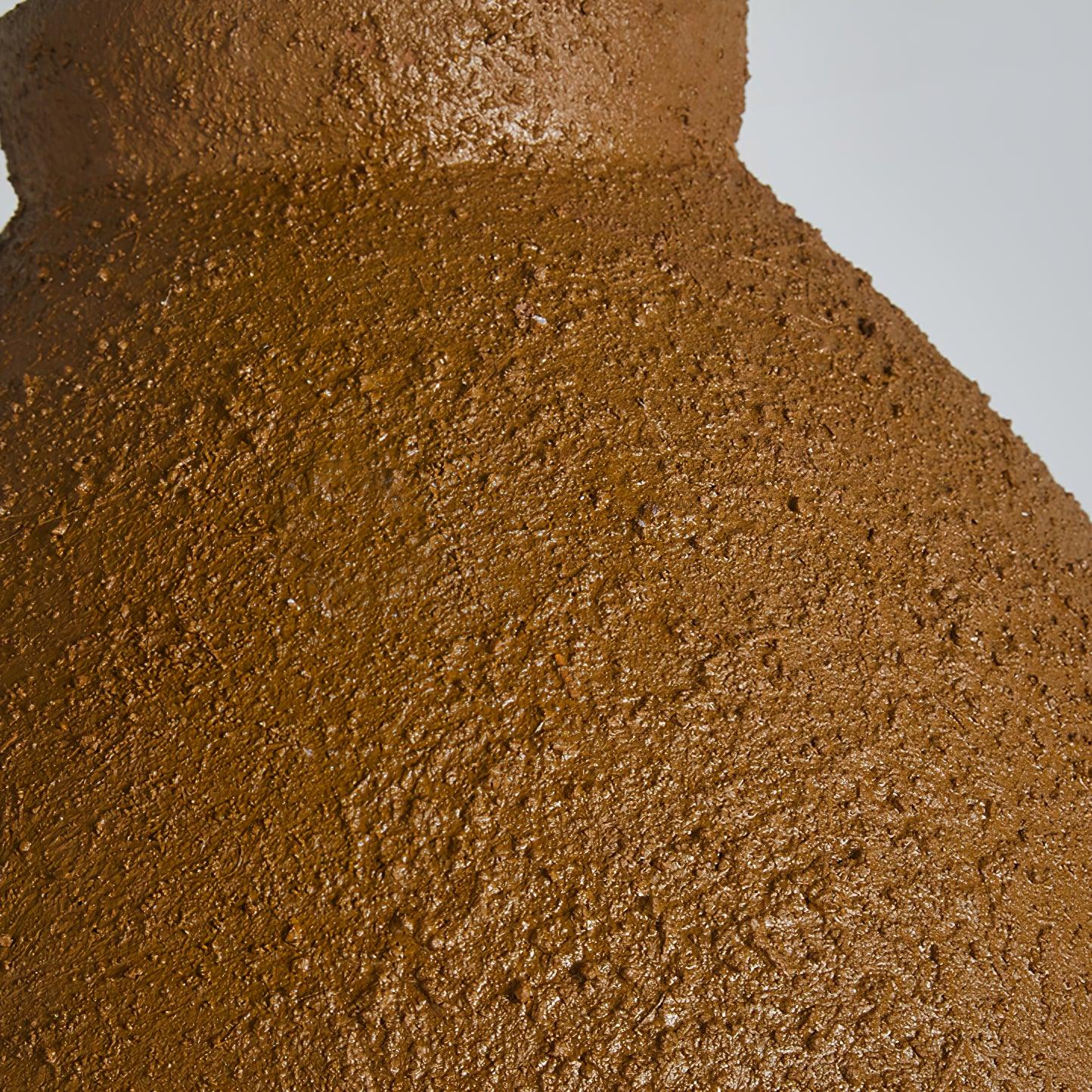 Handgemaakte Wabi-Sabi hars hanglamp met zachte gloed