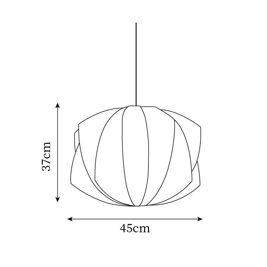 Suspension moderne blanche pour une illumination d’ambiance élégante