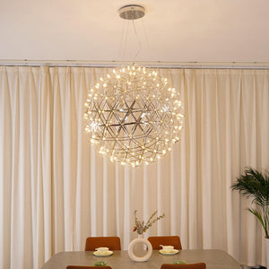 Ivthayra Lampe Pendante Boule Dorée de Luxe Postmoderne - Neutralighting
