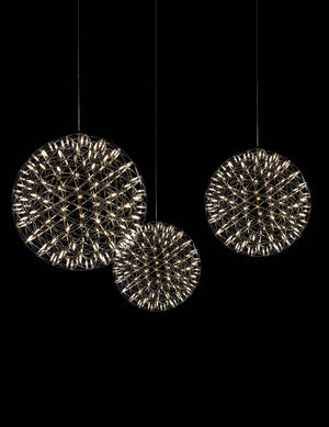 Ivthayra Lampe Pendante Boule Dorée de Luxe Postmoderne - Neutralighting