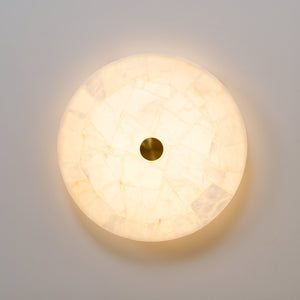 Delya Plafonnier Albâtre LED Rond - Neutralighting