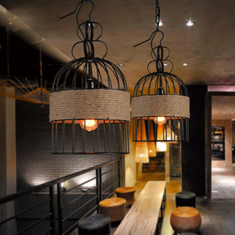 Suspension LED Cage à Oiseaux Pour Ambiance Cafés Et Bars