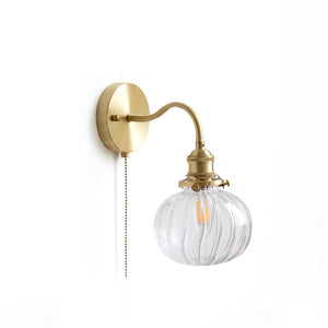 June Applique Murale Vintage en Verre - Neutralighting