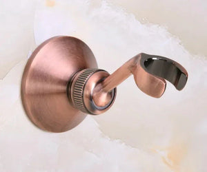 Antique Red Copper Bracket High Pressure Hand Spray Bathroom Accessory-Shower Accessories-Index Bath